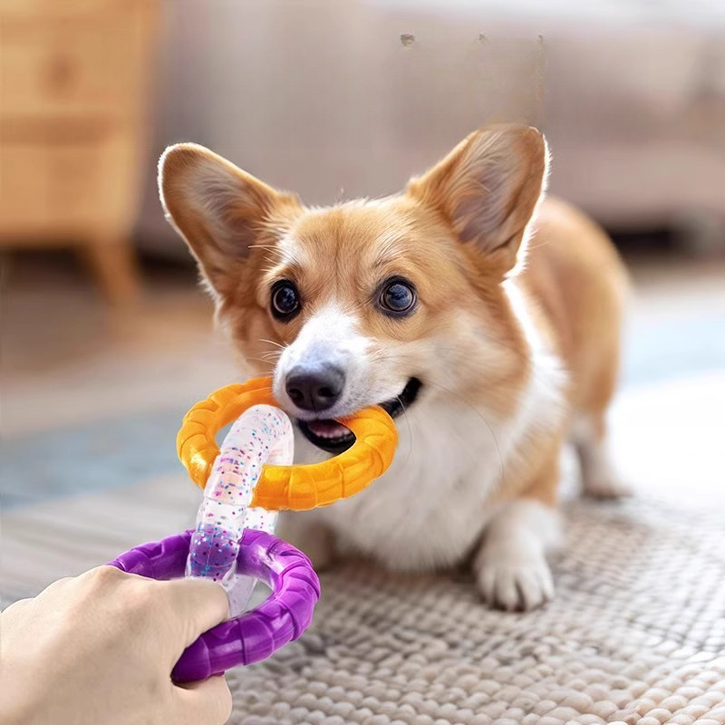 Dog Teething Cleaning Chew Pulling Durable Toy Puppy Training Interactive Pet Boredom Relief Artifact_voghion.com