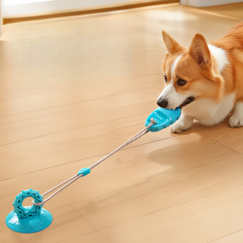 Dog Suction Cup Slippers Durable Chew Toy Teeth Grinding Food Dispensing Ball Boredom Relief And Energy Consumption For_voghion.com