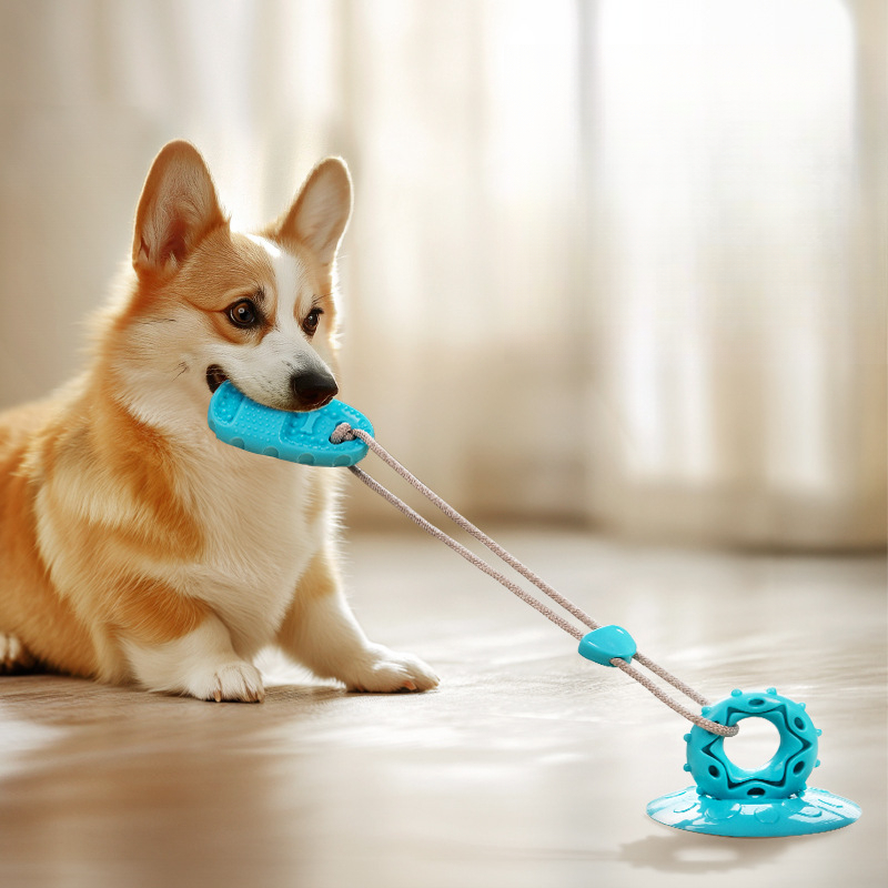 Dog Suction Cup Slippers Durable Chew Toy Teeth Grinding Food Dispensing Ball Boredom Relief And Energy Consumption For_voghion.com