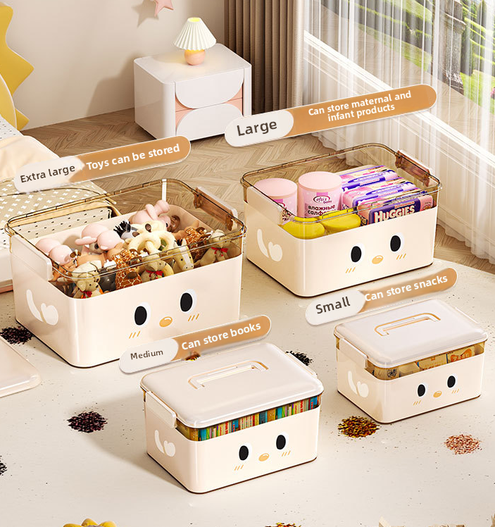 Storage Household Clothing, Oversized Capacity Sorting For Toys, Books, Plastic Backup Storage, Turnover Box_voghion.com