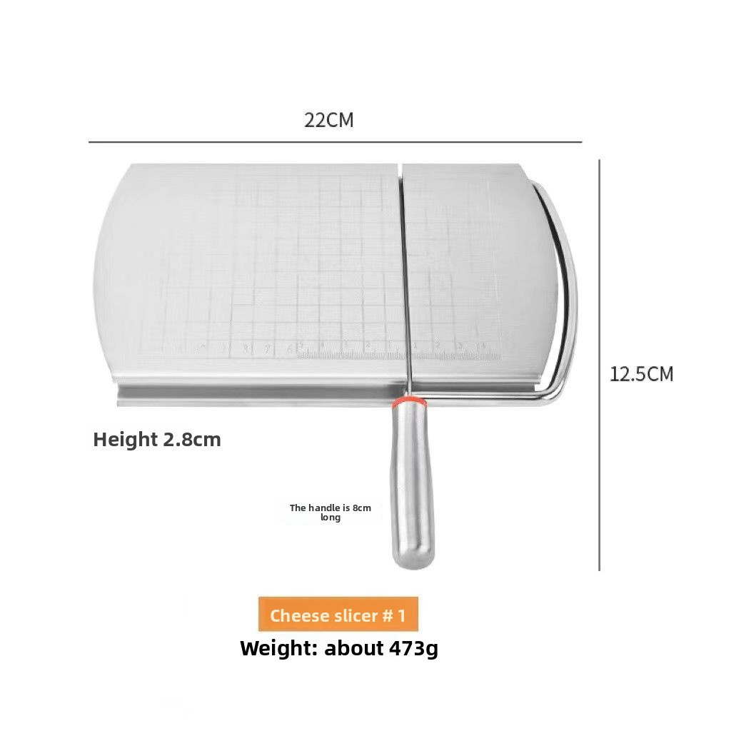 Stainless Steel Soap Cutter With Scale Slicer For Home Use, Vegetable And Fruit Butter Cheese Divider_voghion.com