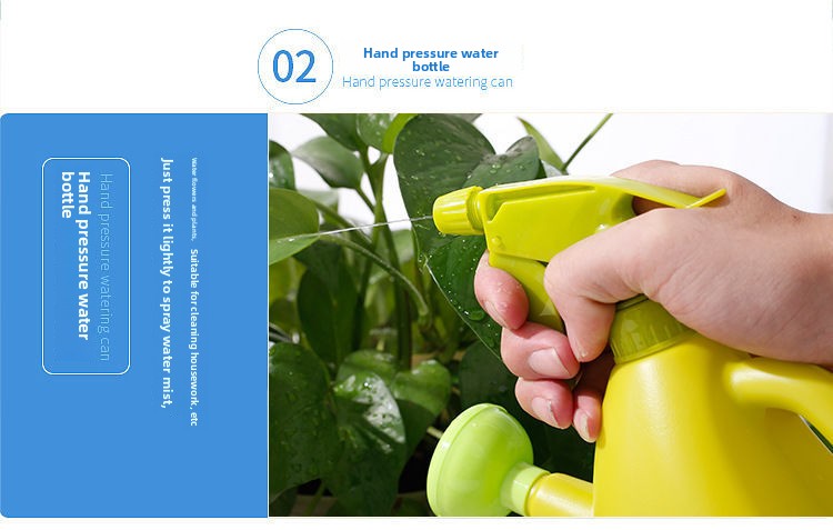 1000ml Large Capacity Pressure Spray Bottle For Gardening, Fine Mist Plastic Can, Household Small Watering Can_voghion.com