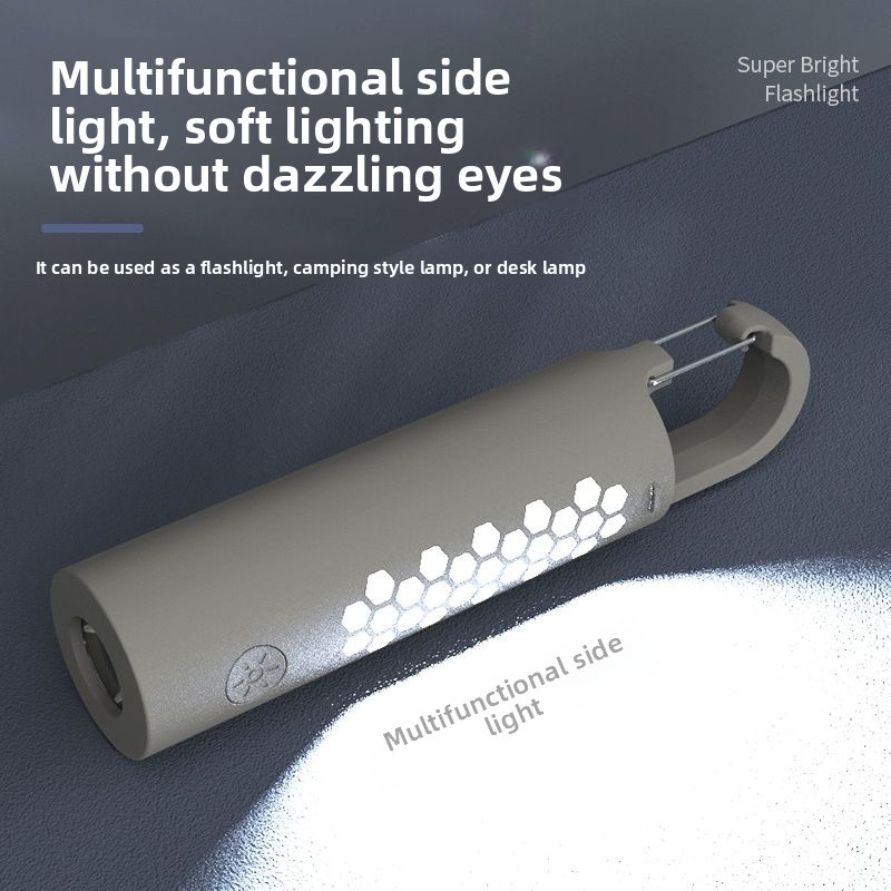 German Flashlight LED Multi-Function Rechargeable Ultra Bright Long-Range Torch High Brightness Portable_voghion.com