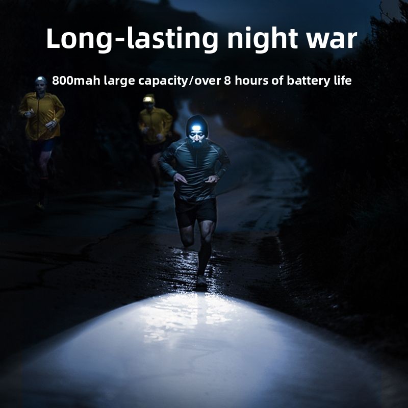 Wolson Head-mounted Strong Light Headlamp Ultra-light Portable Induction Cap Lamp Rechargeable Long Endurance Waterproof_voghion.com