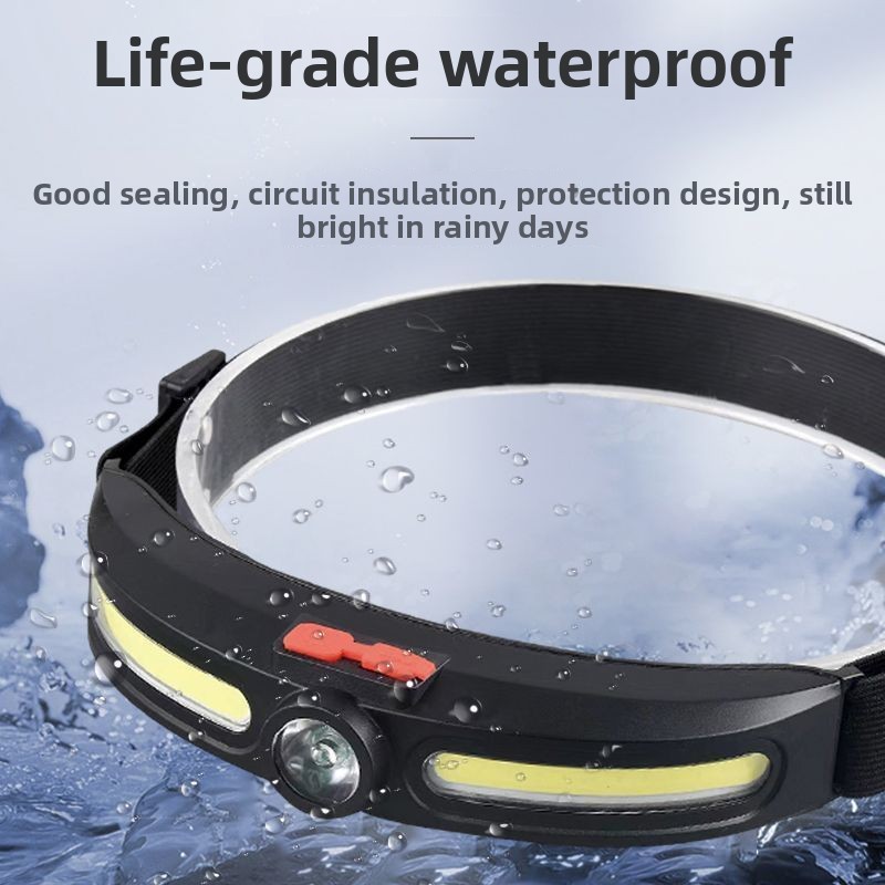 Strong Light COB Fishing Lighting Lamp Large Floodlight Home Outdoor Rechargeable Work LED Super Bright Head-mounted_voghion.com