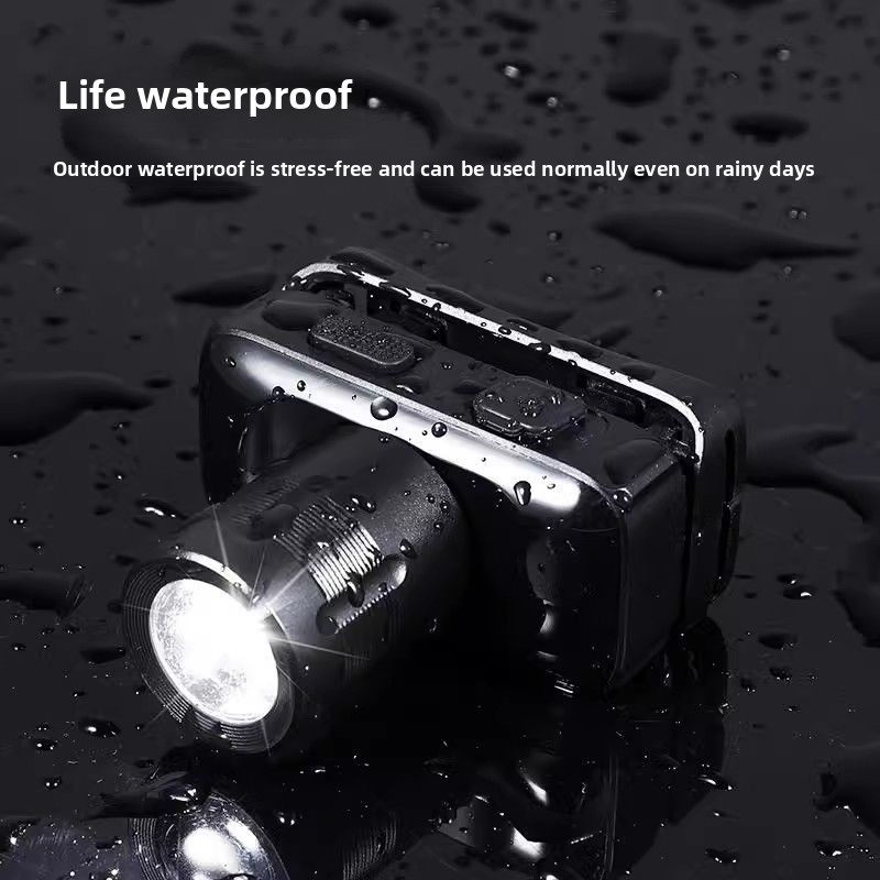 Kangming Headlamp Strong Light Ultra Bright Head-Mounted Night Fishing Special Small Outdoor Lighting Mining Lamp Zoom_voghion.com