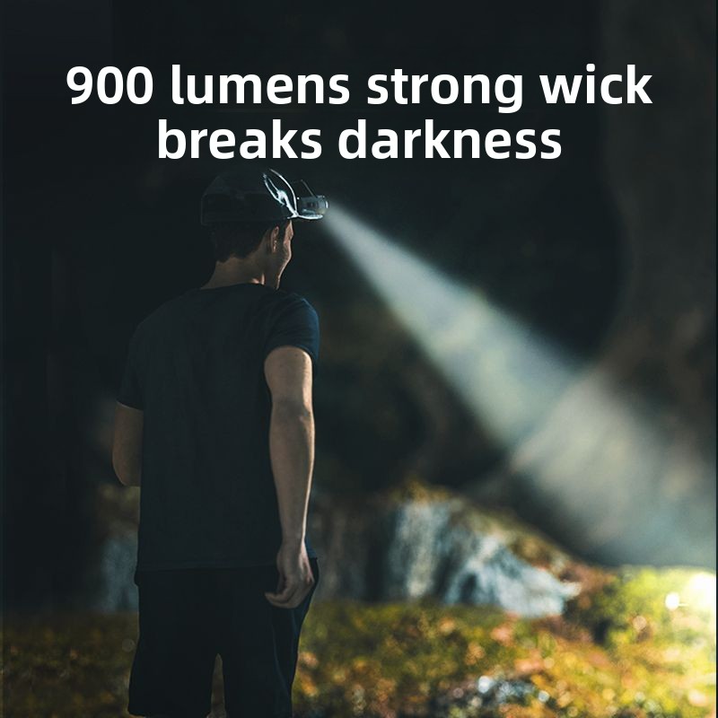 Wolsen Night Strong Headlamp Sensor Ultra Bright Special Long Battery Life Wild Fishing Hat Clip Light Multi-Function_voghion.com