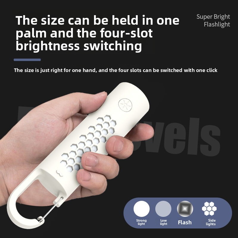 German Flashlight LED Multi-Function Rechargeable Ultra Bright Long-Range Torch High Brightness Portable_voghion.com
