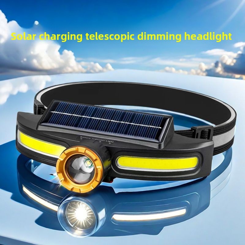 Strong Light COB Fishing Lighting Lamp Large Floodlight Home Outdoor Rechargeable Work LED Super Bright Head-mounted_voghion.com