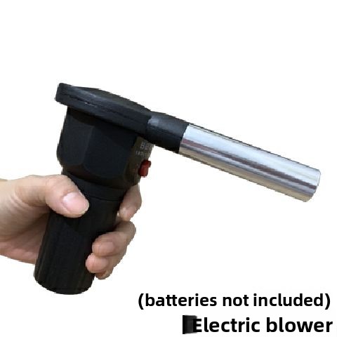 Outdoor Electric BBQ Mini Portable Fire Starter Tool Automatic Blower Camping Supplies_voghion.com