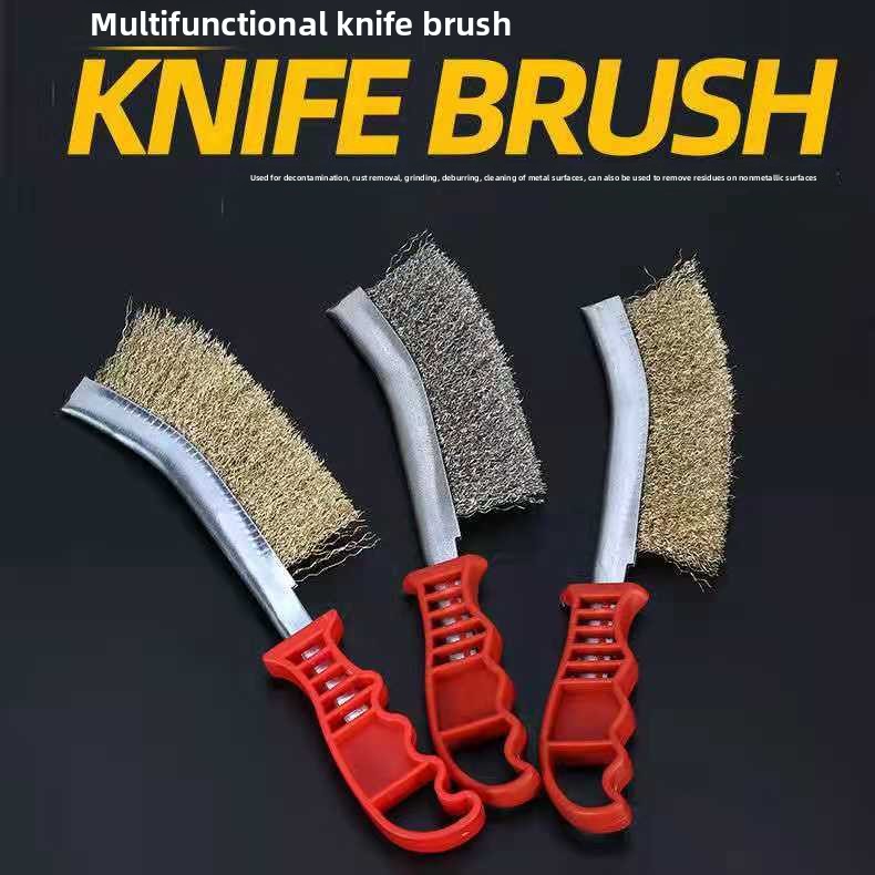 Silipu Limpeza Churrasqueira Grelha Clipe de Malha Ferramenta de Remoção de Ferrugem Escova de Arame Aço Inoxidável Material Rápido_voghion.com