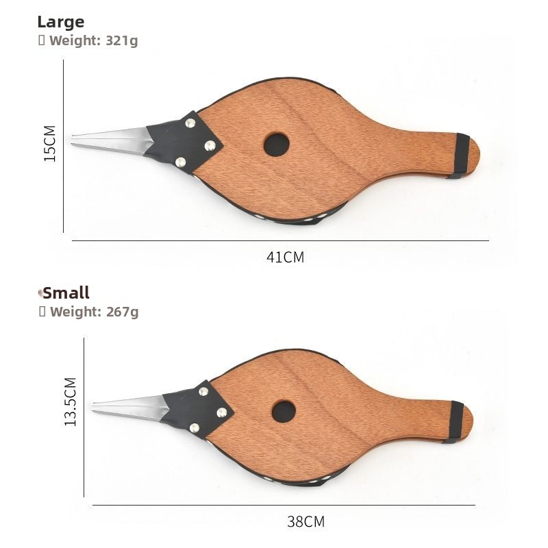 BBQ Outdoor Handheld Starter Portable Charcoal Wood Fire Blower_voghion.com