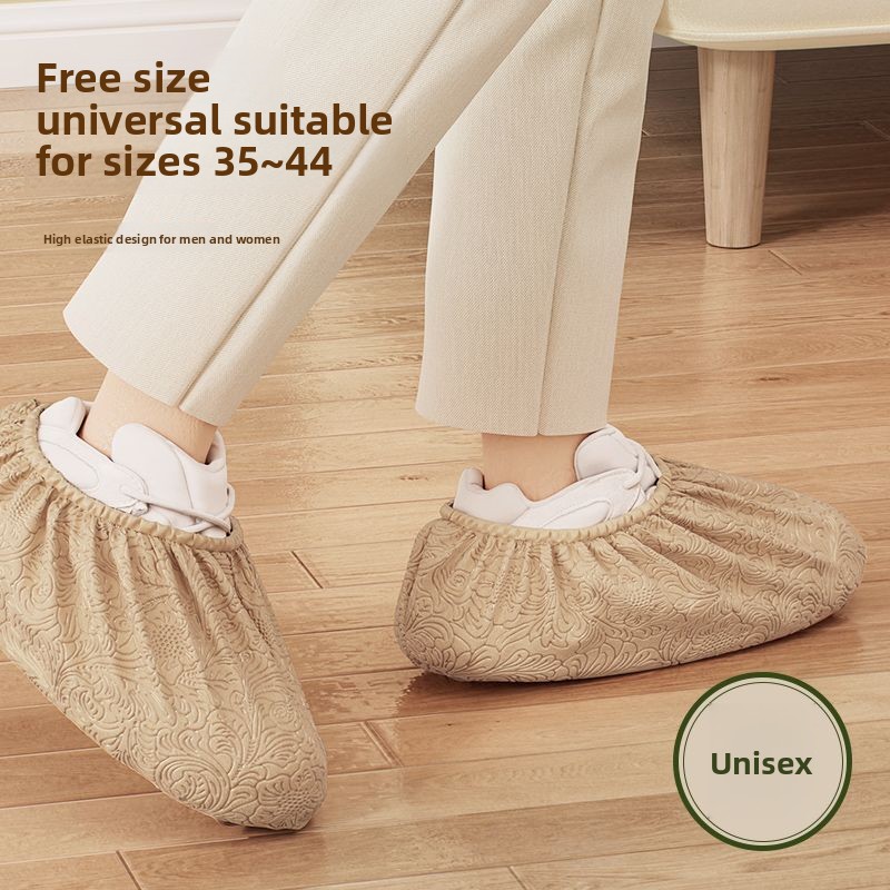 Disposable Shoe Covers Non-Woven Fabric Indoor Household Guest Slip-On Ultra Thick Waterproof Non-Slip Wear-Resistant_voghion.com