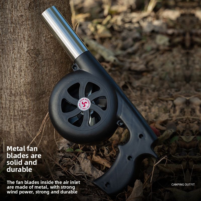 Hand Crank Fan Blower Handheld Small Charcoal Fire Starter For Camping And Outdoor Activities_voghion.com