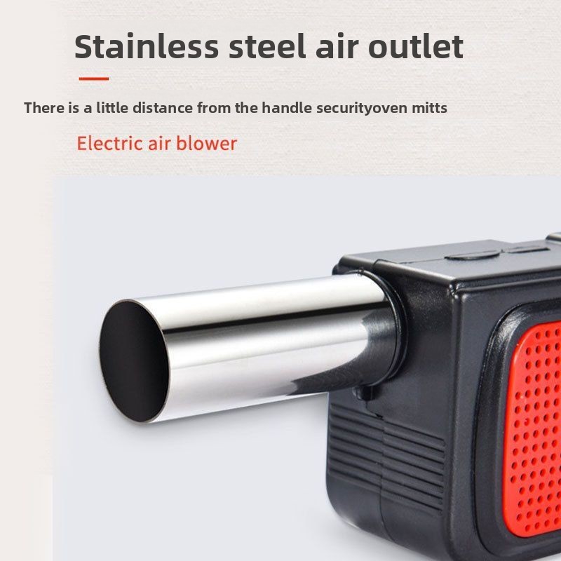 Daqin Left Bank Electric Blower BBQ Accessories Portable Handheld Fire Starter Burner_voghion.com