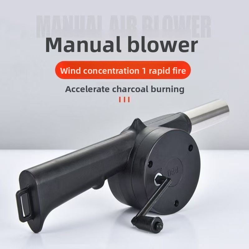 Hand Crank Fan Blower Handheld Small Charcoal Fire Starter For Camping And Outdoor Activities_voghion.com
