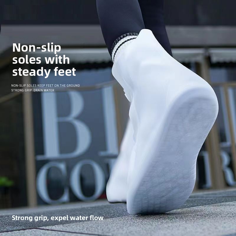 Regenschoenen, waterdichte, antislip, transparante, verdikte, slijtvaste voetbeschermers, regenbestendig._voghion.com