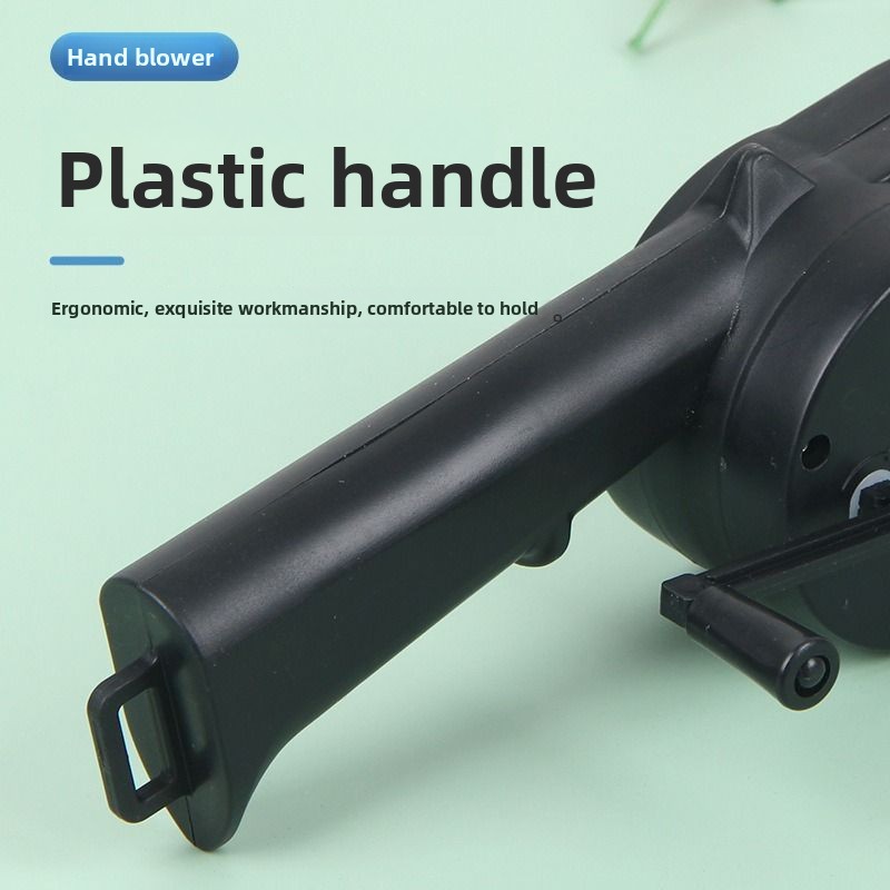 Hand Crank Outdoor Air Handheld Small Charcoal High Wind Power For Camping BBQ Fire Starter Blower_voghion.com