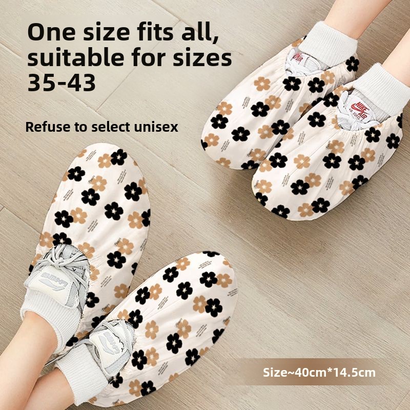 Disposable Non-Woven Thickened Breathable Dustproof Shoe Covers Guest High-Quality Lightweight Waterproof Indoor_voghion.com