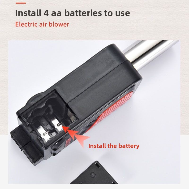 Daqin Left Bank Electric Blower BBQ Accessories Portable Handheld Fire Starter Burner_voghion.com