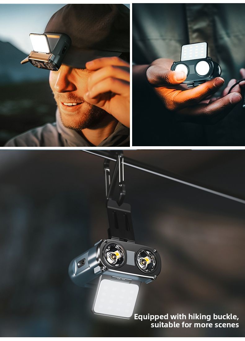 Wolsen Night Strong Headlamp Sensor Ultra Bright Special Long Battery Life Wild Fishing Hat Clip Light Multi-Function_voghion.com