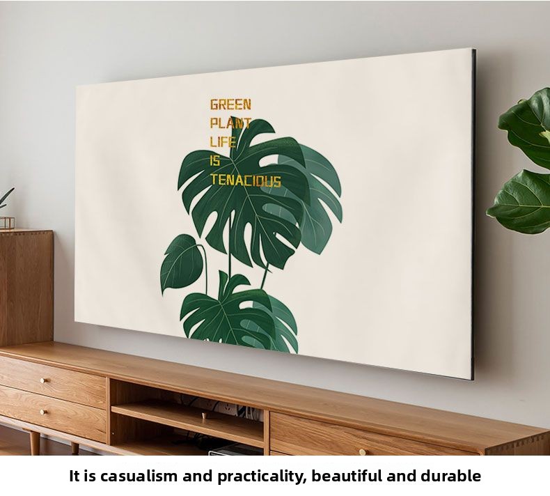 New Dustproof Computer LCD TV Cover Home Modern Simple Ins Style Living Room_voghion.com