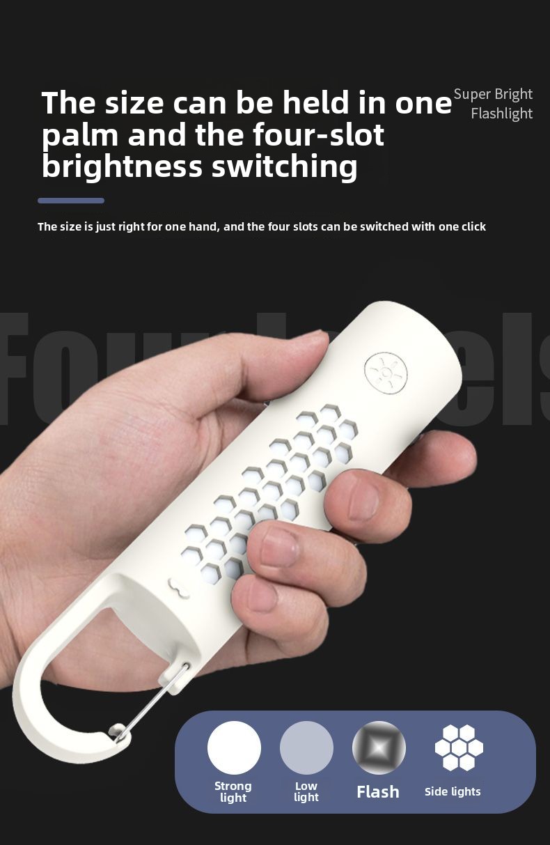 German Flashlight LED Multi-Function Rechargeable Ultra Bright Long-Range Torch High Brightness Portable_voghion.com
