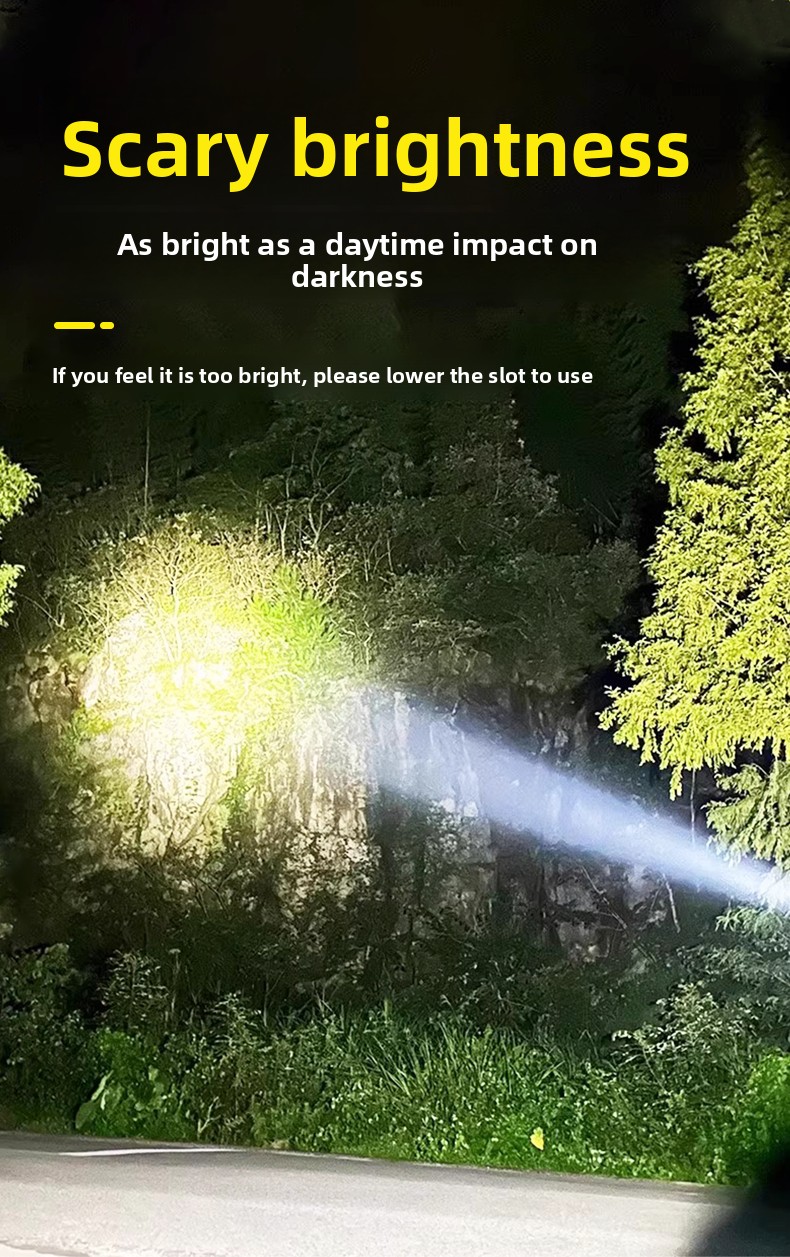 Headlamp Strong Li Ultra Bri Battery Life Long Range Outdoor Head-Mounted Mining Lamp Fishing Rechargeable_voghion.com