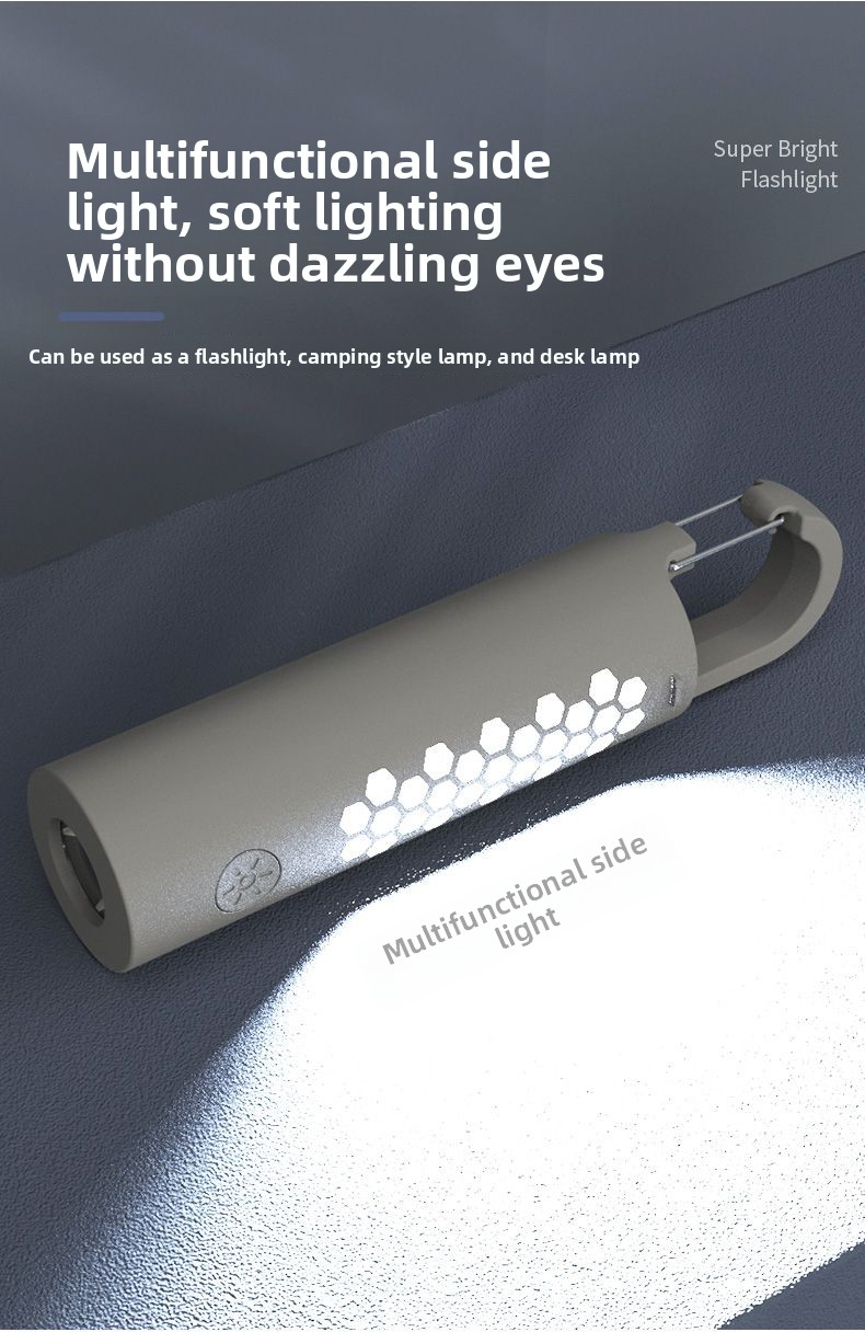 German Flashlight LED Multi-Function Rechargeable Ultra Bright Long-Range Torch High Brightness Portable_voghion.com