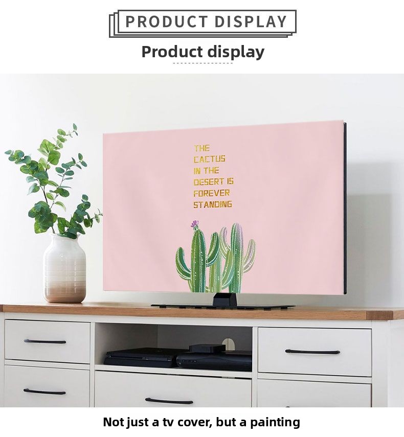 New Dustproof Computer LCD TV Cover Home Modern Simple Ins Style Living Room_voghion.com