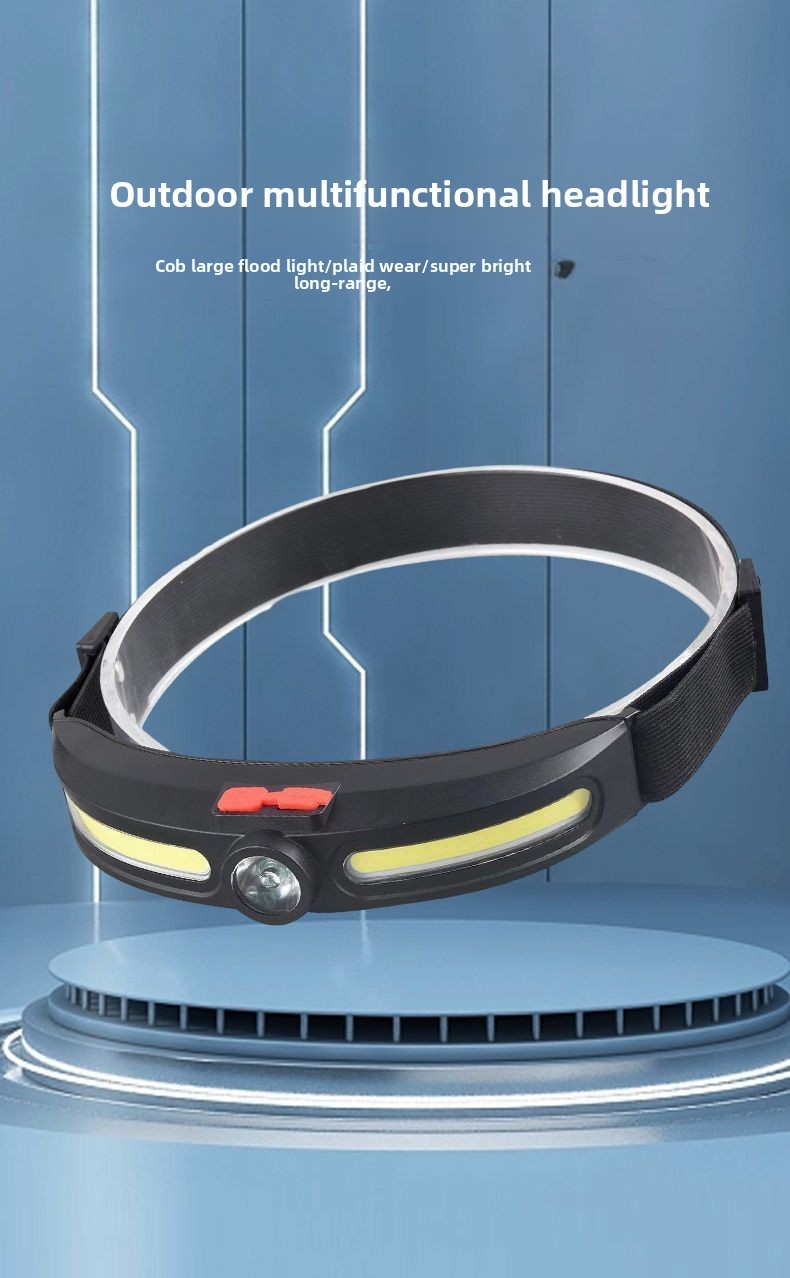 Strong Light COB Fishing Lighting Lamp Large Floodlight Home Outdoor Rechargeable Work LED Super Bright Head-mounted_voghion.com