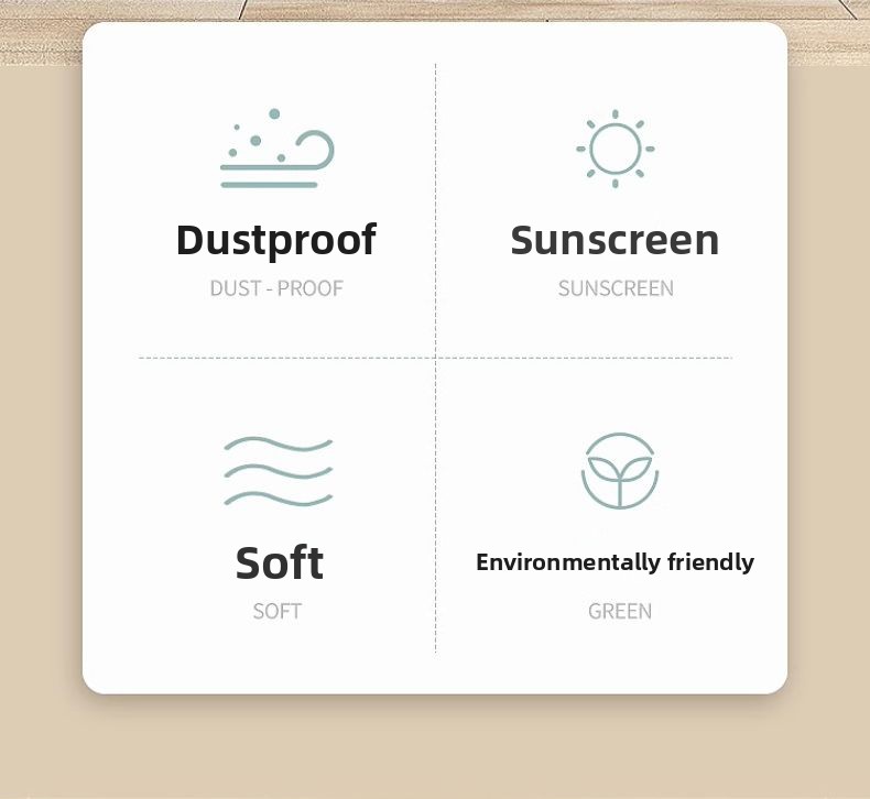 TV Set Dust Modern Simple LCD Wall-Mounted 75inch 85inch Cover 2025 New Model Cloth_voghion.com