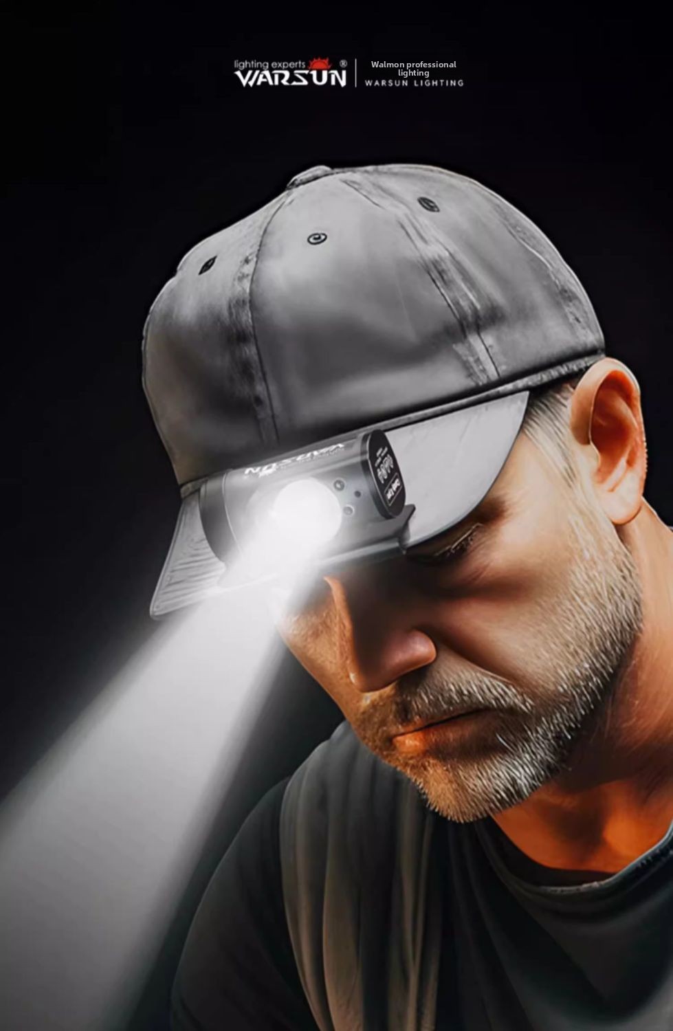 Wolson Head-mounted Strong Light Headlamp Ultra-light Portable Induction Cap Lamp Rechargeable Long Endurance Waterproof_voghion.com