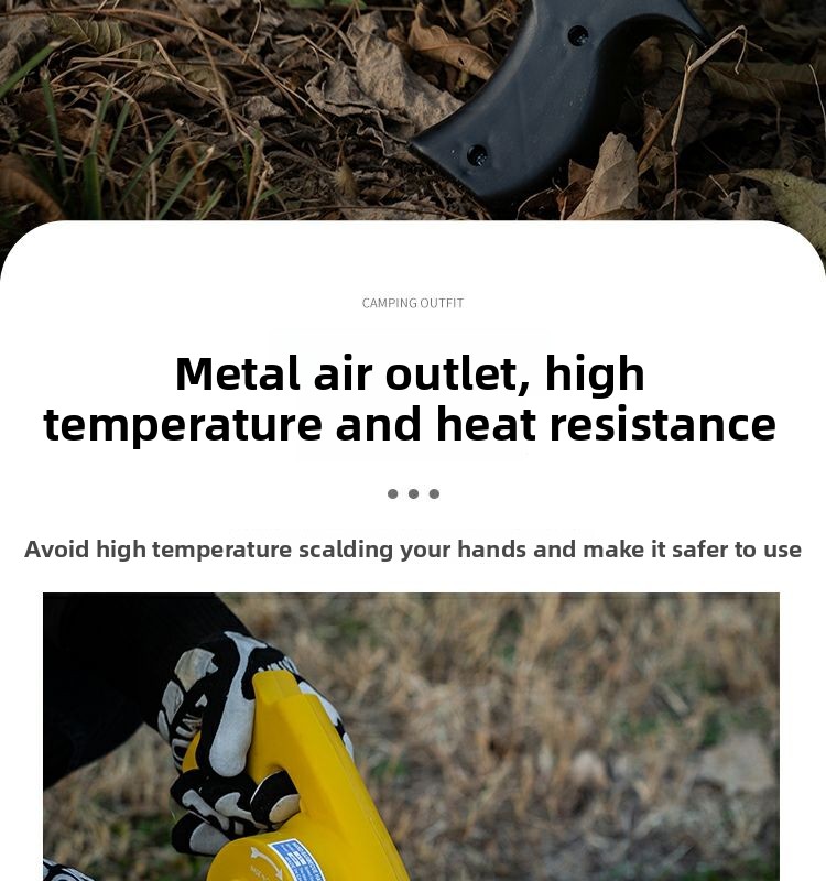 Hand Crank Fan Blower Handheld Small Charcoal Fire Starter For Camping And Outdoor Activities_voghion.com