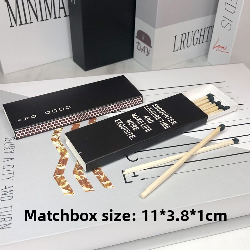 Five-Pack Extended Scented Candles, Ins Style Old-Fashioned Matches For Birthday Lighting_voghion.com