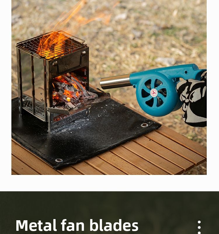Hand Crank Fan Blower Handheld Small Charcoal Fire Starter For Camping And Outdoor Activities_voghion.com