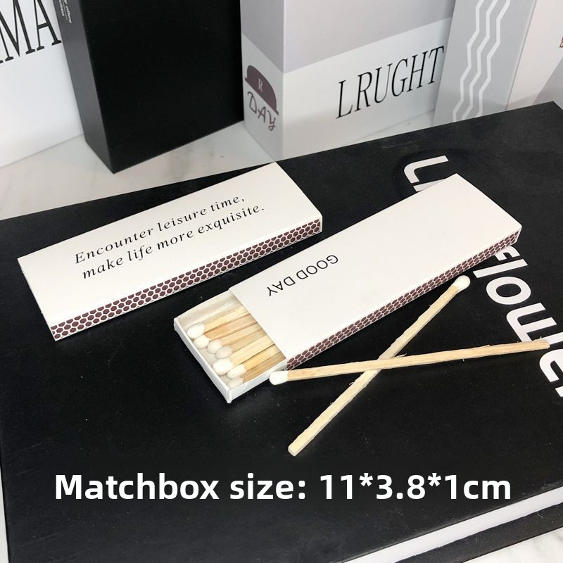 Five-Pack Extended Scented Candles, Ins Style Old-Fashioned Matches For Birthday Lighting_voghion.com