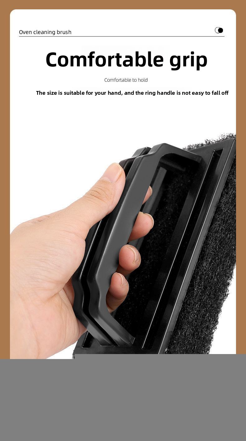 Grill Stain Removal BBQ Cleaning Kitchen Household Tile Sink Brush Steel Wool Scouring Pad_voghion.com