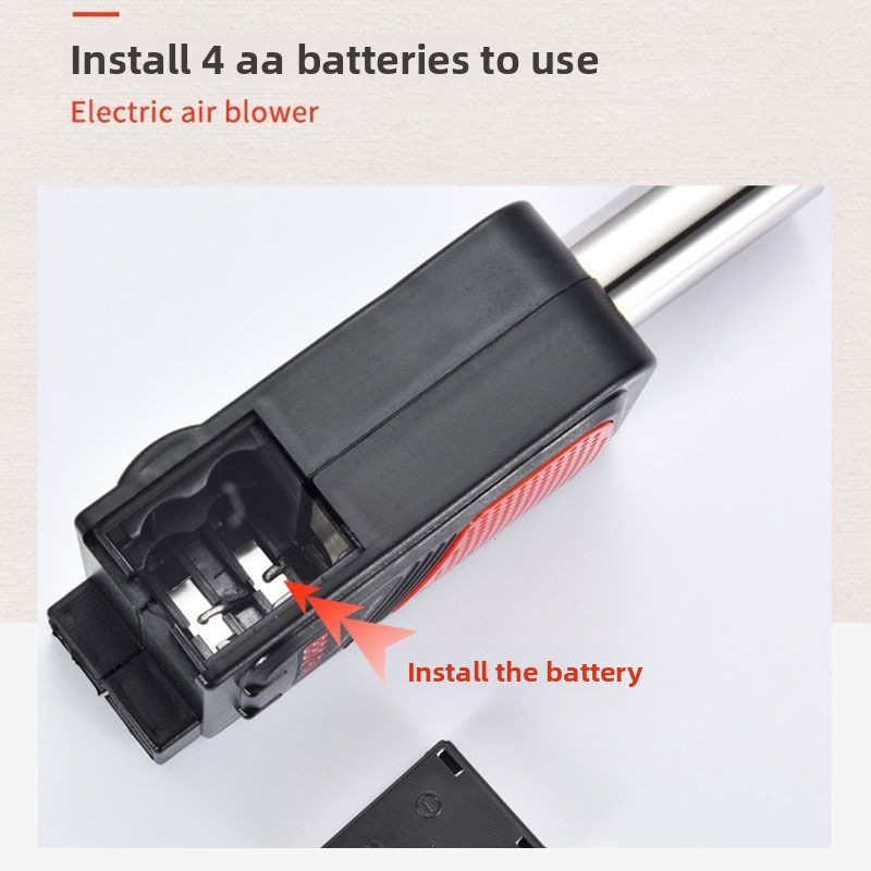 Daqin Left Bank Electric Blower BBQ Accessories Portable Handheld Fire Starter Burner_voghion.com