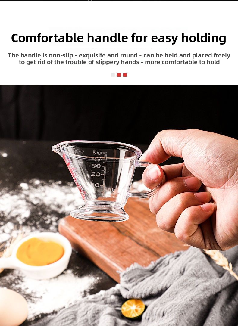 Japan Inomata Mini Milliliter With Scale, Small Baking Measuring Cup 5-50ML_voghion.com