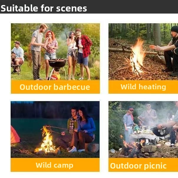 Hand Crank Fan Blower Handheld Small Charcoal Fire Starter For Camping And Outdoor Activities_voghion.com