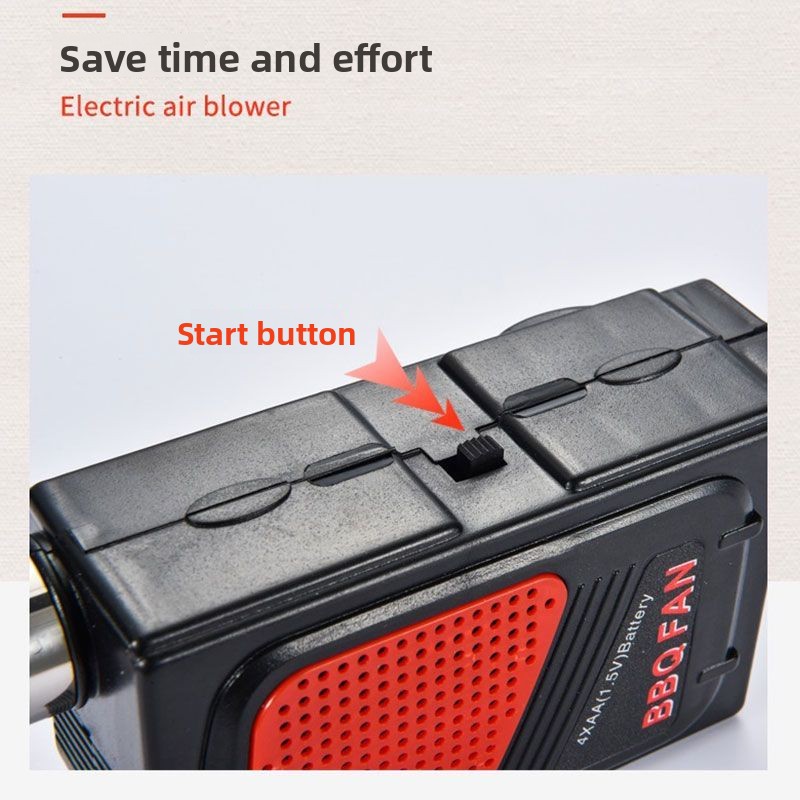 Daqin Left Bank Electric Blower BBQ Accessories Portable Handheld Fire Starter Burner_voghion.com