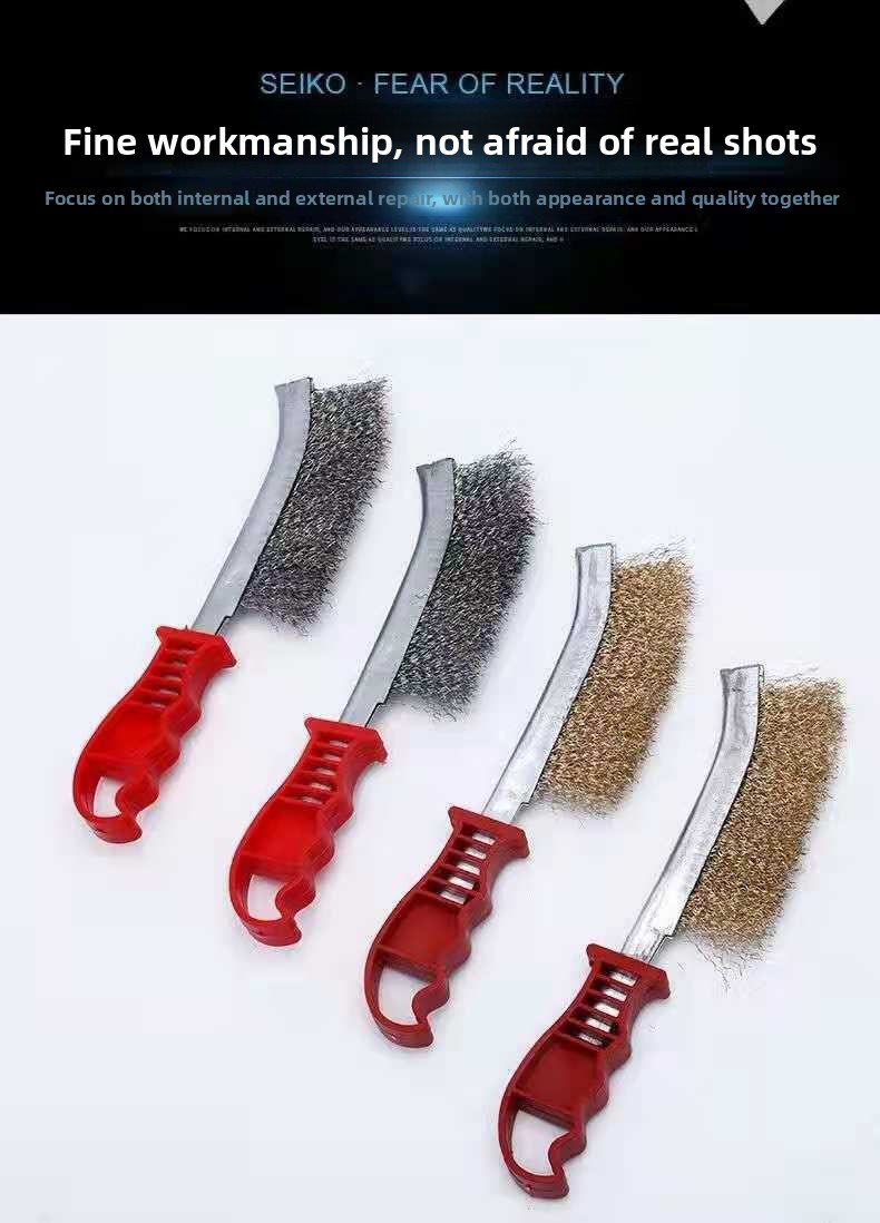 Silipu Limpeza Churrasqueira Grelha Clipe de Malha Ferramenta de Remoção de Ferrugem Escova de Arame Aço Inoxidável Material Rápido_voghion.com