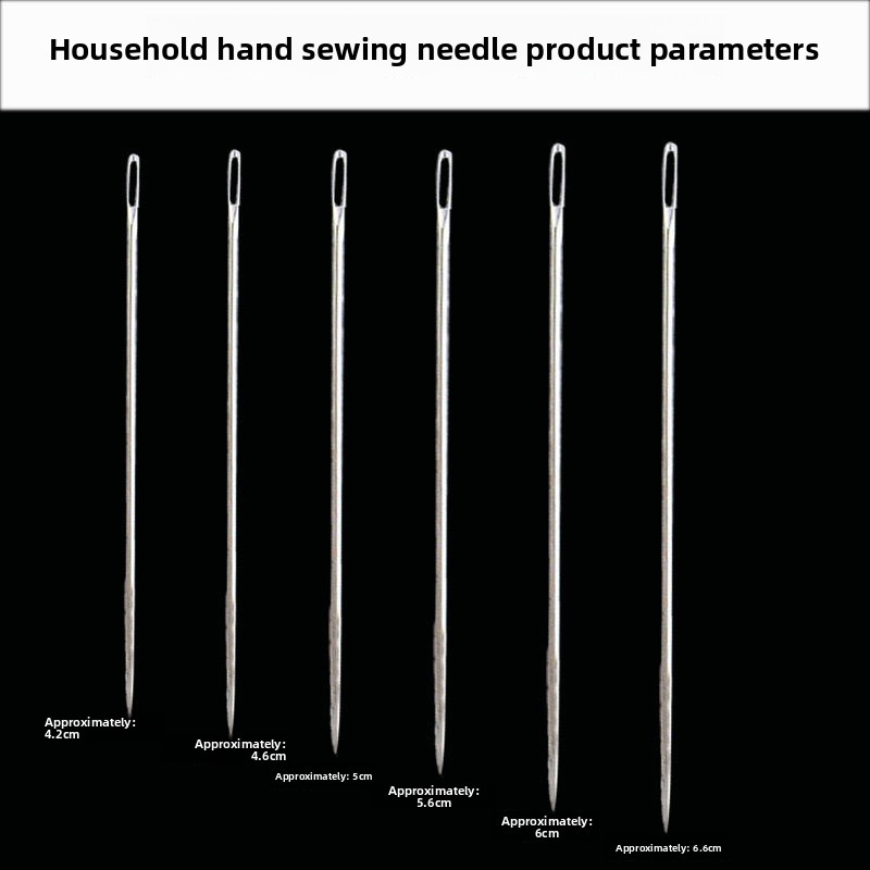 Old Style Hand Large Eye Sewing Household Handcraft Thin Long Hole Quilt Elderly Special Needles_voghion.com