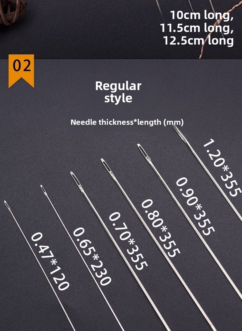 DIY Handmade Ultra-fine Long Thin Seed Bead Hand Sewing Beading Needle Bracelet Necklace Threading_voghion.com