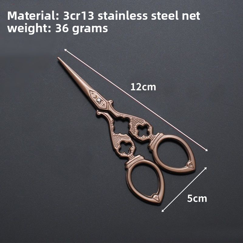 European Small For Home Use, Bags, Handcrafts, Palace Style Tea Art, Cross Scissors_voghion.com