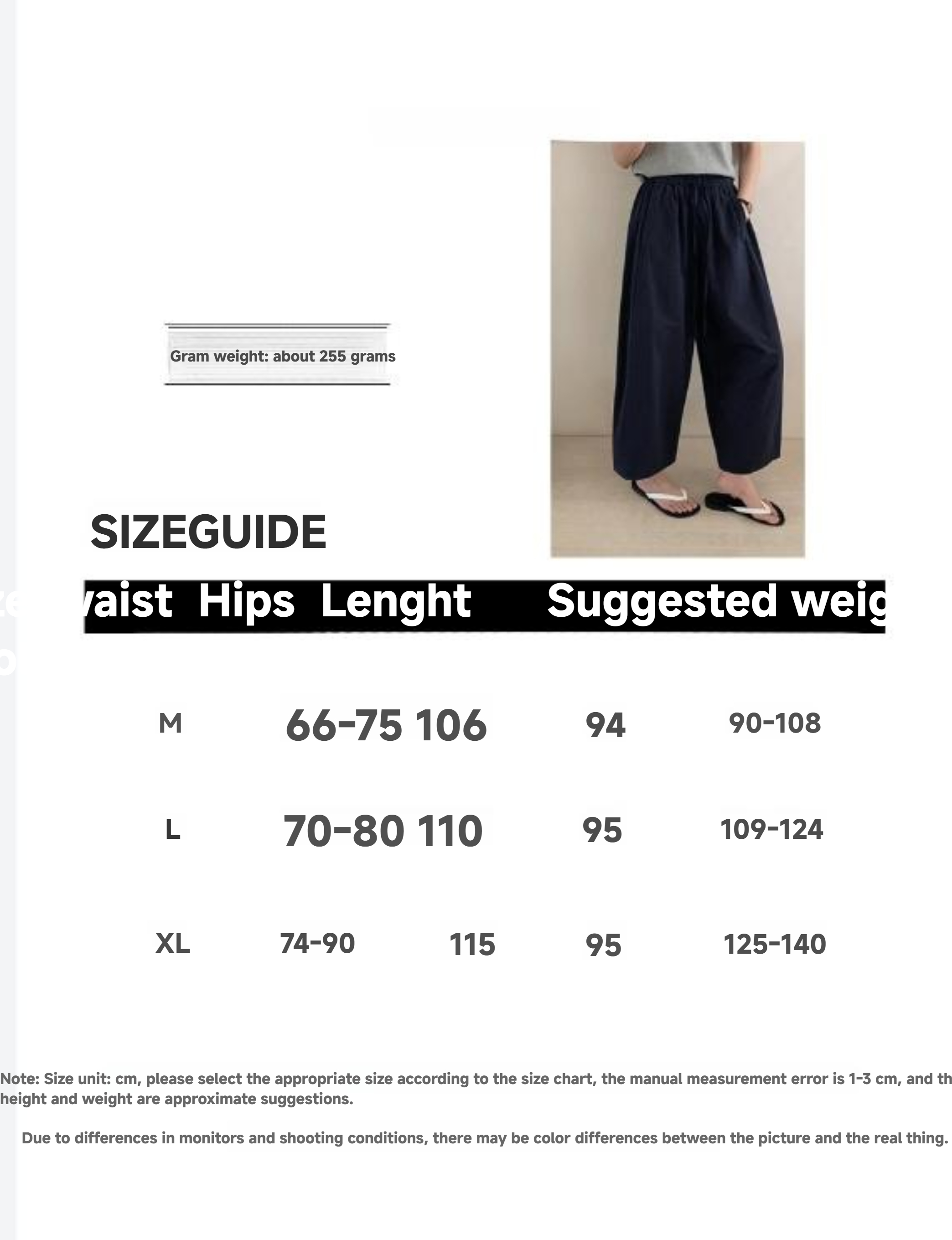 Super hautfreundliche gewaschene Baumwolle ~ Sommer neue literarische elastische Taille Kordelzug lässige weit geschnittene Hose_voghion.com
