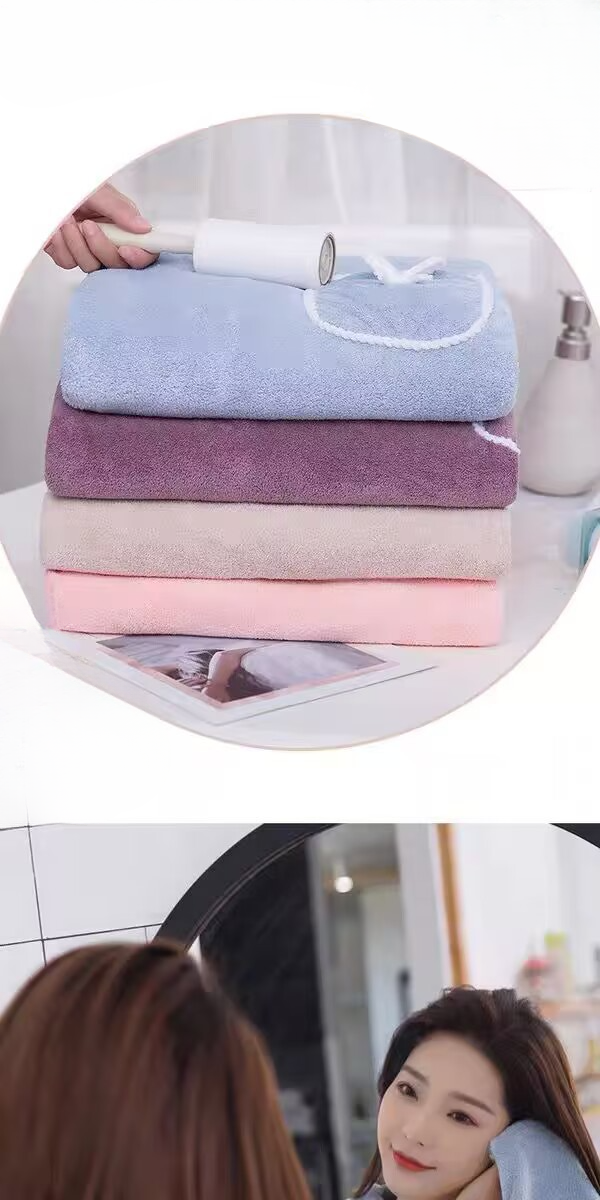 Kadınlar İçin Giyilebilir Havlu, Yetişkin Askılı Banyo Elbisesi, Sarma Bornoz, Saf Olmayan Pamuk, Güzellik Salonu Ev Kullanımı, Emici_voghion.com