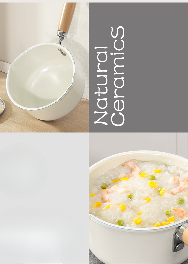 Ceramic Non-Stick Baby Food Cooking Soup Small Household Instant Noodle Frying Hot Milk Pot_voghion.com
