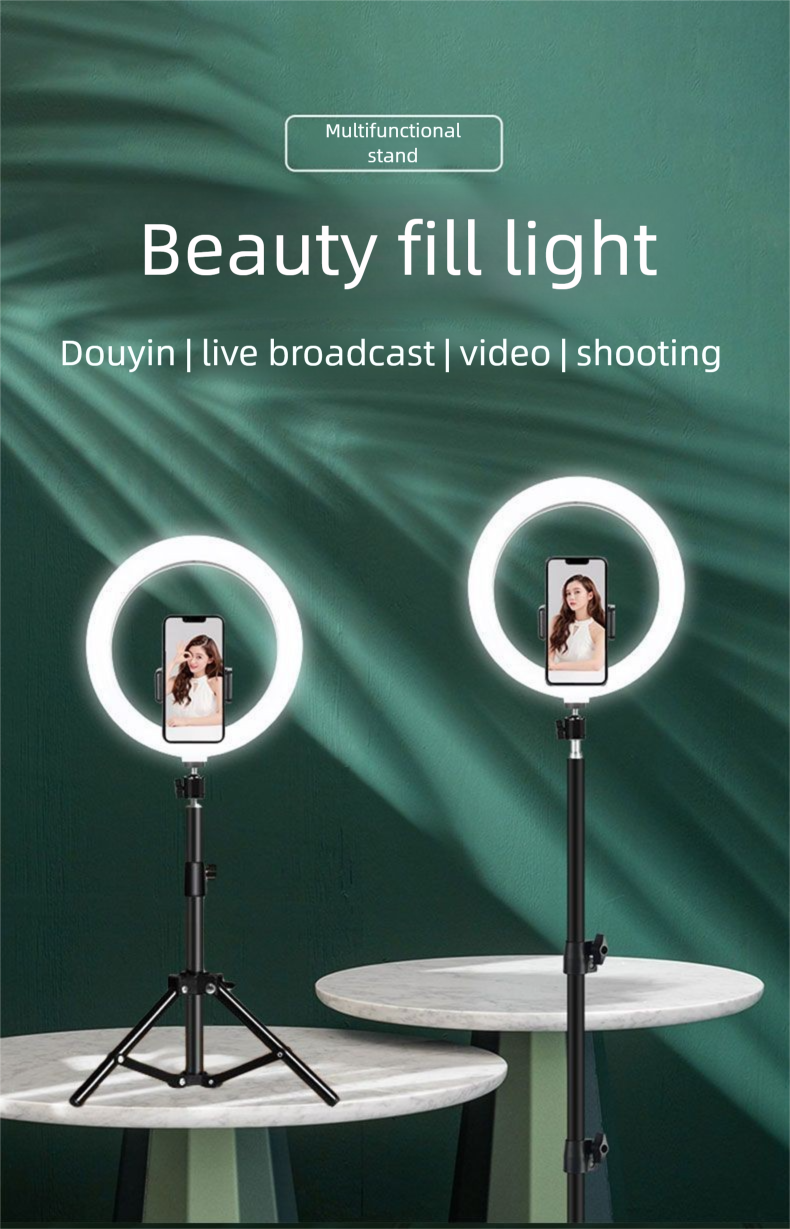 Selfie Stick, supporto da pavimento per fotografia in diretta streaming, treppiede multifunzionale per esterni per telefono_voghion.com